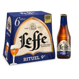 LEFFE Bière blonde belge Rituel 9° 6x25cl