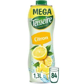 TEISSEIRE Sirop citron Bidon mega 1,3l
