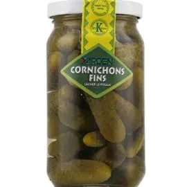YARDEN Cornichons fins au vinaigre cacher 340g