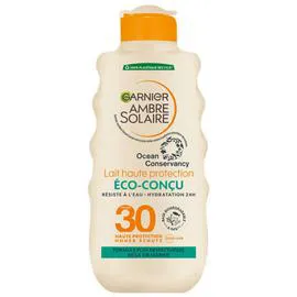 GARNIER, AMBRE SOLAIRE Lait Solaire Haute Protection Eco-Conçu FPS 30 200ml