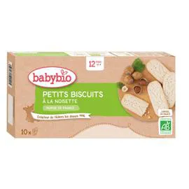 BABYBIO Biscuits à la noisette bio dès 12 mois 160g