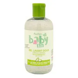 AUCHAN, COSMIA BABY Gel lavant doux à l'aloé vera bio pour bébé 250ml