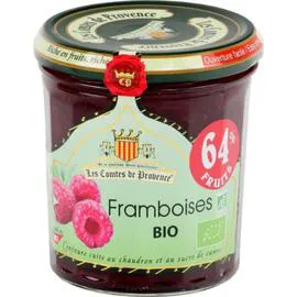 COMTES DE PROVENCE Confiture bio framboise 350g