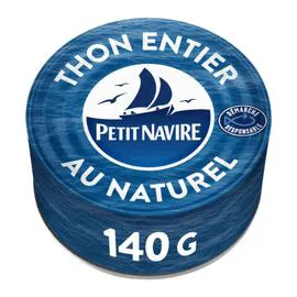 PETIT NAVIRE Thon naturel demarche responsable 140g