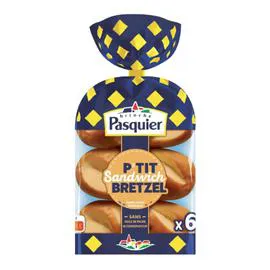 BRIOCHE PASQUIER Pains façon Bretzel 6x45g