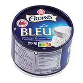 MARQUE REPÈRE, LES CROISÉS Fromage Bleu Lait pasteurisé 31% mg 250g