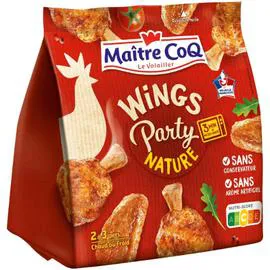 MAÎTRE COQ Manchons/ailerons de poulet cuits nature 400g
