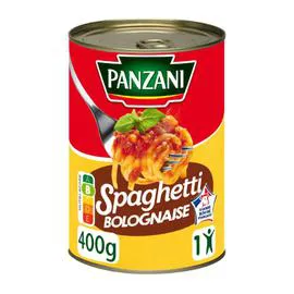 PANZANI Plat cuisiné spaghetti bolognaise 400g