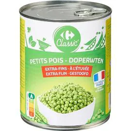 CARREFOUR CLASSIC' Petits pois extra-fins 560g