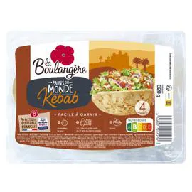 LA BOULANGÈRE Pains Kebab 320g