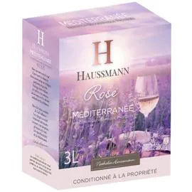 HAUSSMANN Vin Rosé I.G.P. Méditerranée 3l
