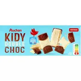 AUCHAN Biscuits Kidy double choc 150g
