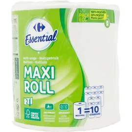 CARREFOUR ESSENTIAL Essuie-tout Maxi Roll l'unité