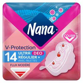 NANA Serviettes hygiéniques Deo Fresh normal plus x14