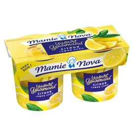 MAMIE NOVA Yaourt aux fruits gourmand citron lemon curd 2x150g