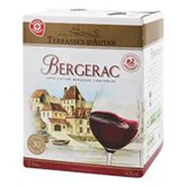 MARQUE REPÈRE, TERRASSES D'AUTAN AOC Bergerac vin rouge 3l