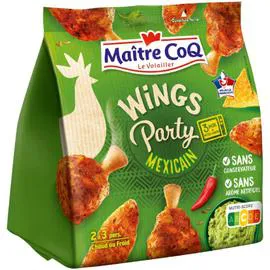 MAÎTRE COQ Manchons/ailerons de poulet Mexicain 400g