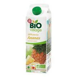 MARQUE REPÈRE, BIO VILLAGE Pur jus d'ananas Bio 1l