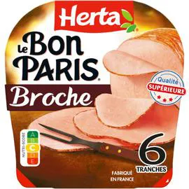 HERTA Jambon à la broche, Le Bon Paris 210g