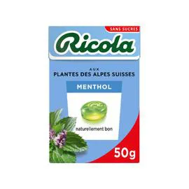 RICOLA Bonbons menthol 50g