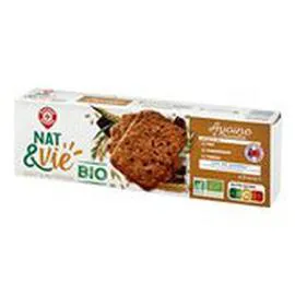 MARQUE REPÈRE, NAT & VIE Biscuits Bio Nat&Vie Avoine/chocolat 130g