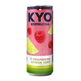 KYO Kombucha framboise citron vert BIO 33cl