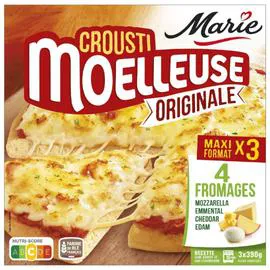MARIE Pizza 3 fromages Crousti Moelleuse 1,17kg