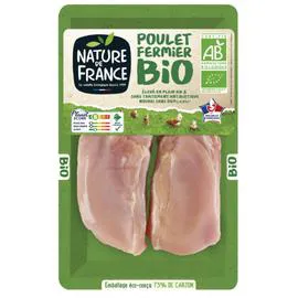 NATURE DE FRANCE Escalope filet de poulet Bio 200g