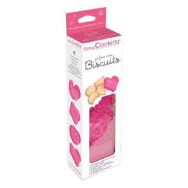SCRAPCOOKING Kit 4 Découpoirs-éjecteurs Pour Biscuits l'unité