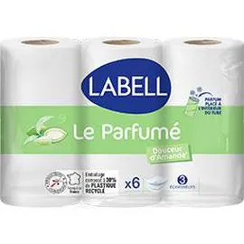 LABELL Papier toilette Le Parfumé Douceur d'Amande x6