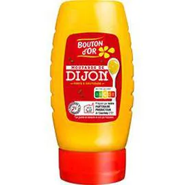 BOUTON D'OR Moutarde de Dijon forte & onctueuse 265g