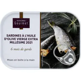 MONOPRIX GOURMET Sardines à l huile d olive vierge extra 87g