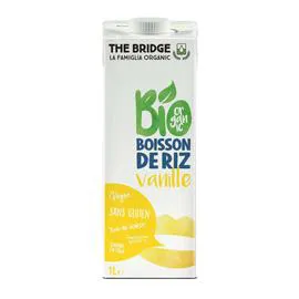 THE BRIDGE Boisson Au Riz Rice Drink Vanille Bio 1l