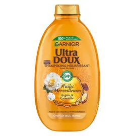 ULTRA DOUX HAIRCARE Garnier Ultra Doux shampooing nourrissant huiles Argan et Camélia 600ml