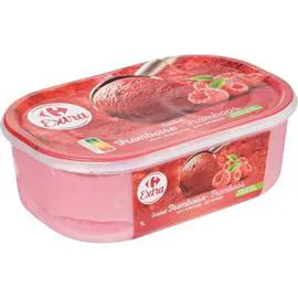 CARREFOUR EXTRA Sorbet framboise 1l