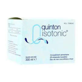 QUINTON Complément alimentaire 30 ampoules buvables 380ml