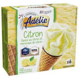 ADÉLIE Cônes citron 6x120ml