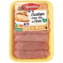 LE GAULOIS Escalopes fines de dinde x6 700g