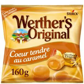 WERTHER'S Bonbons caramel coeur tendre 160g