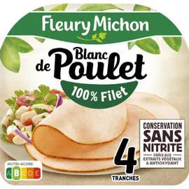 FLEURY MICHON Blanc poulet conservation sans nitrite 130g
