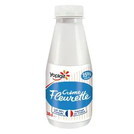 YOPLAIT Crème fleurette entière 15% MG 38cl