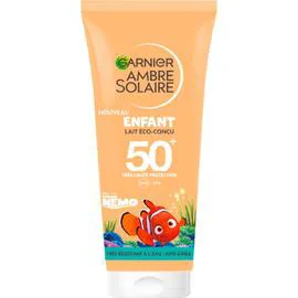GARNIER, AMBRE SOLAIRE Lait Protection Solaire Eco-Conçu Enfant Disney FPS 50+ 100ml
