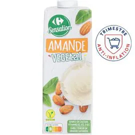 CARREFOUR SENSATION Boisson amande végétal 1l