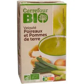 CARREFOUR BIO Velouté bio poireaux pommes de terre 1l