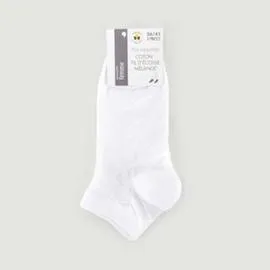 MONOPRIX FEMME Monoprix Femme Socquettes Imprimées Vagues Blanches TU x2