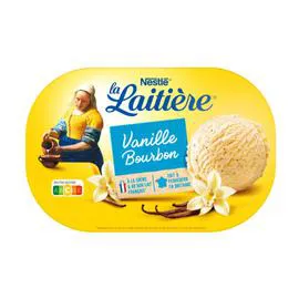 NESTLÉ, LA LAITIÈRE Glace vanille Bourbon 490g