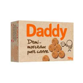 DADDY Sucre demi-morceaux pure canne 750g
