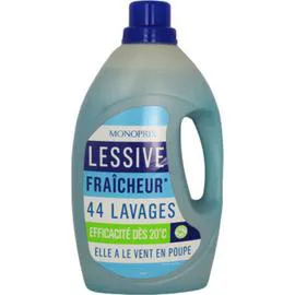 MONOPRIX Monoprix Lessive Liquide Fraîcheur 2,2l