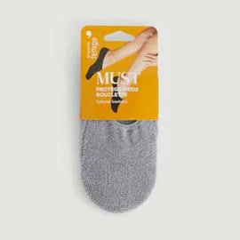 MONOPRIX FEMME Protèges-Pieds Bouclette Spécial Baskets Gris T36/38 l'unité