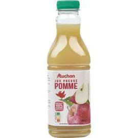 AUCHAN Jus de pomme pressé 90cl